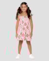 Vestido Infantil em Malha Canelada Estampada Kely Kety Vermelho-e2654b44-344d-4e0f-854c-aab6679d7d7f