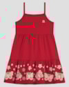 Vestido Infantil em Malha com Estampa na Barra Kely Kety Vermelho-31cf2042-96c0-4ee4-9763-ba73425cc093