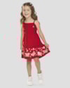 Vestido Infantil em Malha com Estampa na Barra Kely Kety Vermelho-1559d582-cbf7-4627-a307-19d6c943c2a1