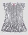 Vestido Infantil em Malha Foil Kely Kety Prata-8912e27d-65e7-4dbb-bd57-649cde2bdfd0