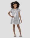 Vestido Infantil em Malha Foil Kely Kety Prata-4c50df46-d317-4ae2-b0bc-f758c21d1f37