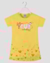 Vestido Infantil em Meia Malha com Estampa Kely Kety Amarelo-f6e03cf6-1ba5-47fe-9420-ca3851b43447