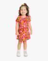 Vestido Infantil em Meia Malha Estampa Corações - Kely Kety - Red Apple-d4097c06-b2c5-4405-9a6f-7dc40f08fe4a