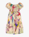 Vestido Infantil em Meia Malha Estampa Tropical - Kely Kety - Deserto-104a4f22-6ef3-4a21-8613-24a591940a45
