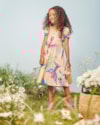 Vestido Infantil em Meia Malha Estampa Tropical - Kely Kety - Deserto-a77c1739-df04-4813-8239-ce209f74c9f4