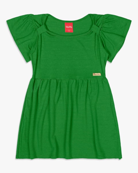 Vestido Infantil em Viscose com Babado - Kely Kety - Online