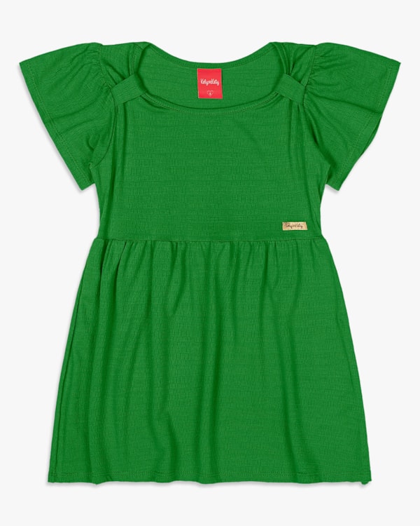 Vestido Infantil em Viscose com Babado - Kely Kety - Online