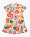 Vestido Infantil em Viscose Estampa Flores - Kely Kety - Off White-60fd448f-7da9-410d-ae04-7f60667ec5e0