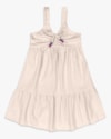 Vestido Infantil em Viscose Linho com Babado - Kely Kety - Areia-655cd5fe-094f-49f2-a87d-b89cbcc4a0d9