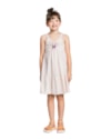 Vestido Infantil em Viscose Linho com Babado - Kely Kety - Areia-bf2b84a2-c68b-4b01-9ac2-7dd5eefb1880
