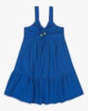 Vestido Infantil em Viscose Linho com Babado - Kely Kety - Royal-437f1fbd-eb12-43ca-b944-ee0fda3069ab