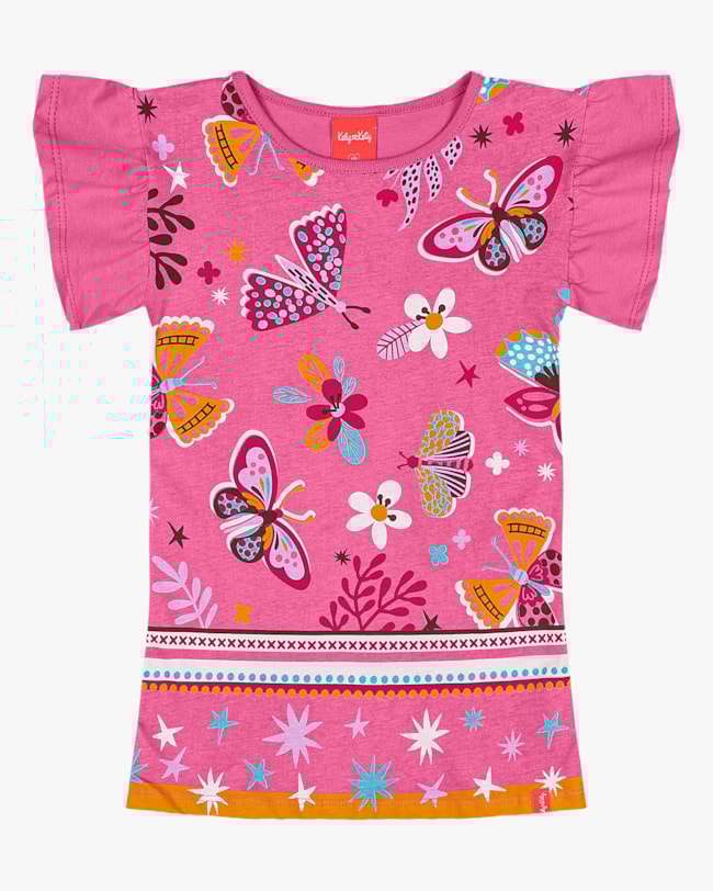 Vestido Infantil Estampa Borboletas Kely Kety-2851d6d9-93d3-467b-9268-3d9ca194e609