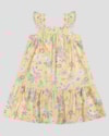 Vestido Infantil Estampado com Babados Kely Kety Amarelo-5e0b10ad-9a3a-4e8f-ac89-281906b7db9b