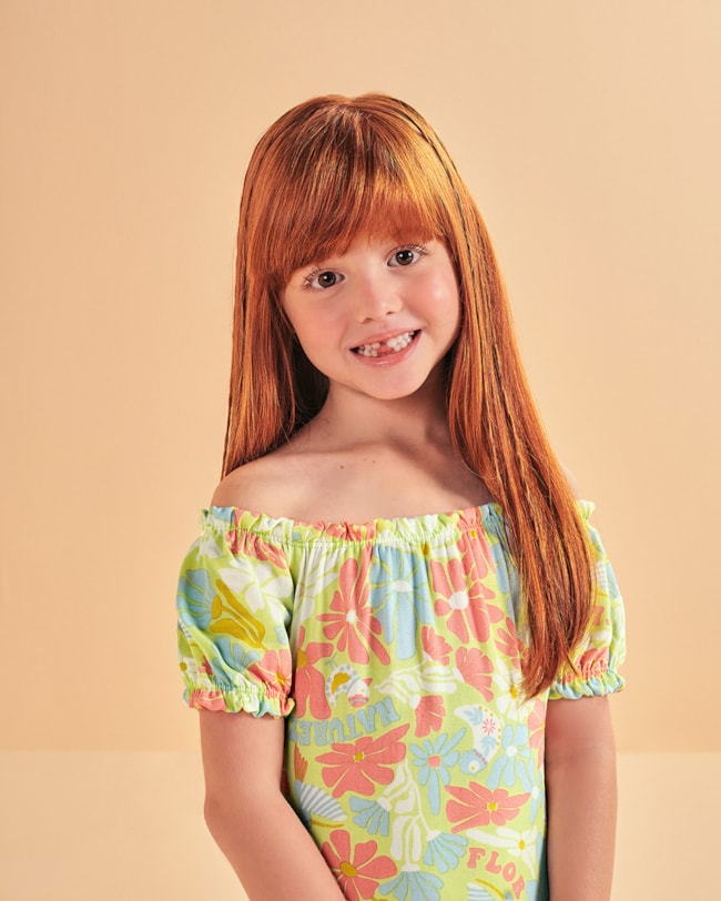 Vestido Infantil Estampado Flores Kely Kety-99286181-e789-4998-9925-930f0658aee1