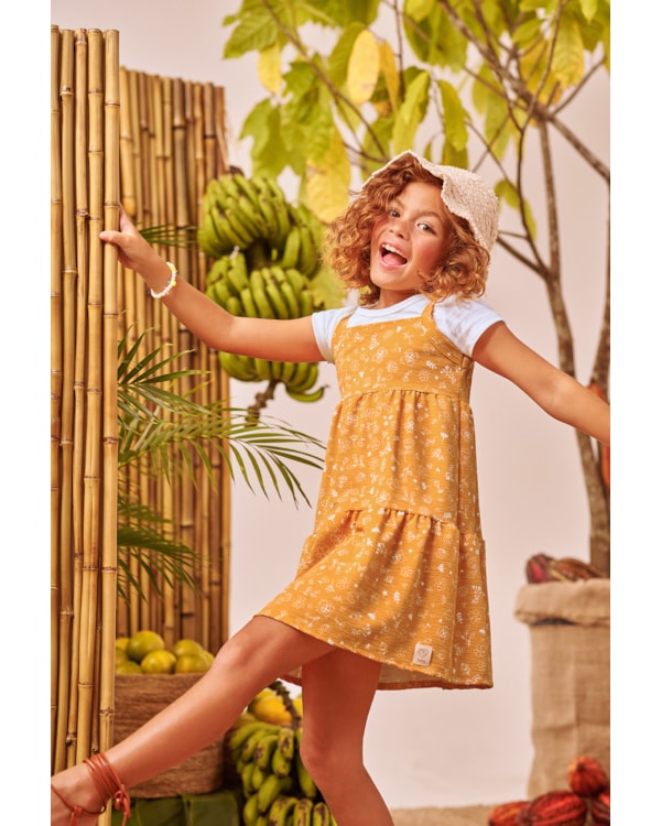 Vestido Infantil Estampado Kely Kety
