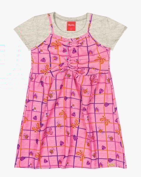 Vestido Infantil Estampado Kely Key