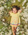 Vestido Infantil Estampado Malha Texturizada - Kely Kety - Pinacolada-a13675d8-e22d-4d2c-b3eb-41924352359b