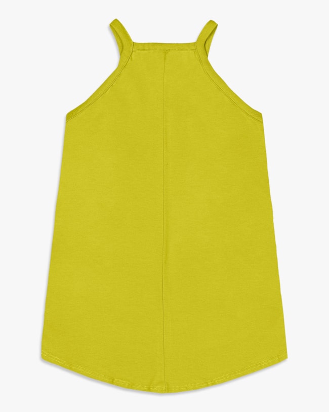 Vestido Infantil Estampado Tropical com Alças - Kely Kety - Aspargo-8816d32d-f53c-4f0f-bcd1-332439a10158