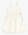 Vestido Infantil Evasê em Malha Laise - Kely Kety- Natural-bf675fb1-aba1-43c7-a22e-40d94ec29de2