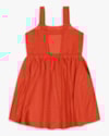 Vestido Infantil Evasê em Malha Laise - Kely Kety- Sweet Coral-b26a511d-40af-4926-a232-25a9f103d91a