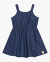 Vestido Infantil Kely Kety em Tecido Chambray-7d411183-1392-4826-9619-19dab3e33a15