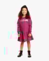 Vestido Infantil Manga Longa com Estampa - Kely Kety - Marsala-c126af17-020e-48db-abec-1dd2a1bb7946