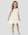 Vestido Infantil Menina em Malha com Tule Floral Kely Kety Branco-e68c68ad-d7b3-40d9-99b9-3b027b96f7ed