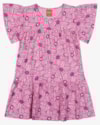 Vestido Infantil Menina em Malha Estampada - Kely Kety - Rosa-6515e6fd-1075-48f5-a4e0-2ae8015e8179