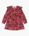 Vestido Infantil Menina Manga Longa Estampado - Kely Kety - Rosa Caramelo-0aad85df-1d55-438f-83b7-66d58891ea24