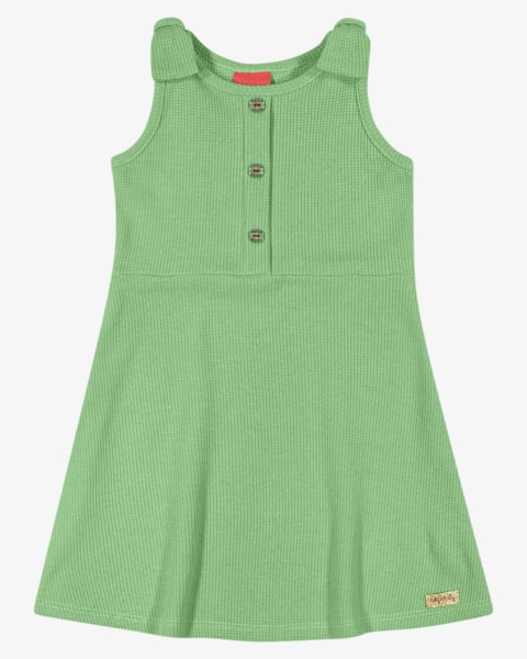 Vestido Infantil Regata em Moletinho - Kely Kety - Detox