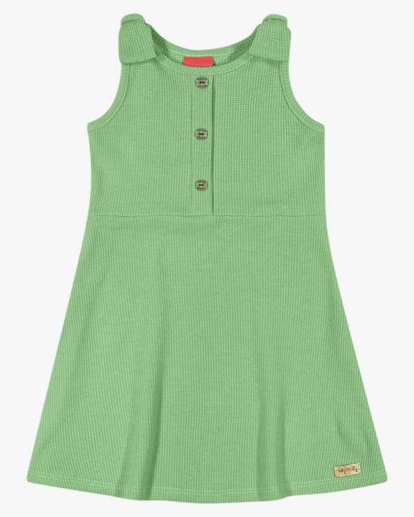 Vestido Infantil Regata em Moletinho - Kely Kety - Detox