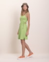 Vestido Juvenil Canelado com Abertura Lateral Based-4c2aeeb3-9ba7-4ee8-9c7c-5afadfd77e57