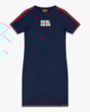 Vestido Juvenil Esportivo com Listras nas Mangas - BaseD - Oxford-be1b2a6f-474d-44ac-affc-2b97db61fa73