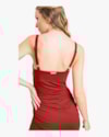 Vestido Longo com Franzido em Malha Crepe- Cereja Rosa -Sienna-G-edc25451-fe10-430a-9730-2f98afb72122
