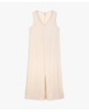 Vestido Longo em Tecido Viscose com Fenda - Cereja Rosa - Areia-60ae267c-2e65-4b4d-8388-fba03fb81ad3