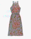 Vestido Longo em Viscose com Abertura Lateral - Cereja Rosa - Carrot M-c5df82b1-ebaa-4af4-b621-a48a4cb9d104