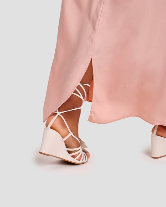 Vestido Longo em Viscose com Fenda Cereja Rosa Rosê-4df3019d-2cbc-42e0-8781-e269e6c19925