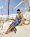 Vestido Longo Estampado com Alça Fina Cereja Rosa Azul-578542f7-ac3a-4821-8f14-5b3a7f05db46