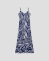 Vestido Longo Estampado com Alça Fina Cereja Rosa Azul-837e298e-8f74-4a2d-aaa4-8322b7fba2e6