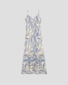 Vestido Longo Estampado com Alça Fina Cereja Rosa Creme-6ba8d1ec-ad10-4f58-9424-e8b7f522fe3f