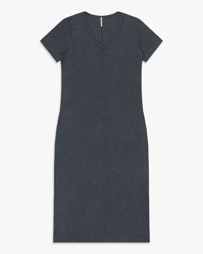 Vestido Midi Básico Plus Size em Ribana Canelada - Cereja Rosa - Dark Mescla-c1e76eb7-f8a1-4731-9549-2c546e07c127