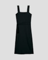 Vestido Midi Canelado com Amarração Cereja Rosa Preto-de672f94-1303-4c75-bc52-9da71c393b2d