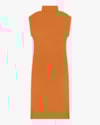 Vestido Midi Canelado com Gola Alta Cereja Rosa- Amarelo-0c43f129-c243-422d-b534-c3c8f0141dd3