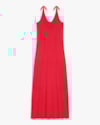 Vestido Midi com Amarração Ombro em Viscose - Cereja Rosa - Hibisco-GG-3c25ac94-d8b6-4d91-b9fa-60c0f8f3bca6