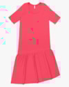 Vestido Midi com Barra Assimétrica - Cereja Rosa - Rosa P-856e7424-0bd3-4ae0-a027-e9107d8fc5a8