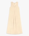 Vestido Midi com Decote V e Pregas Frontais- Cereja Rosa - Tapioca Tapioca-G-500ffb2d-ad64-4b9b-82cf-5864af0e1630