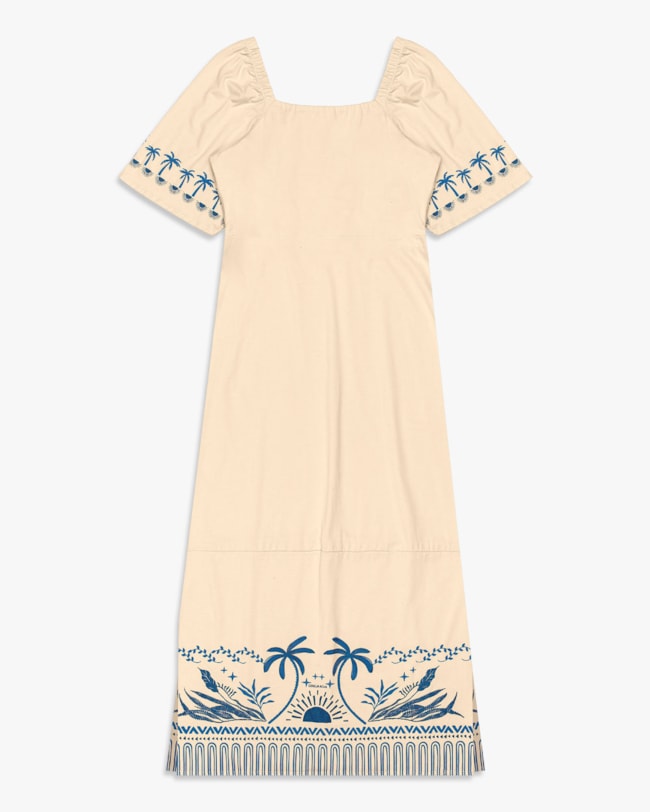 Vestido Midi com Estampa Metalizada e Mangas Bufantes - Cereja Rosa - Tapioca-b0f02ae2-1ba1-4e1d-9c7f-ebe84c98e6e9