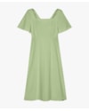 Vestido Midi com Manga Ampla e Decote Quadrado - Cereja Rosa - Mint-c4f99a82-cd32-4f55-90f7-46cc8a6644fd