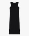Vestido Midi em Cotton Canelado com Fenda - Cereja Rosa - Preto-G-cadceed1-4511-4c2b-a748-bd0550d943aa