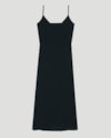 Vestido Midi em Crepe com Fenda Cereja Rosa Preto-f8b8f614-31b1-4488-a7db-2ad3fb0255c4